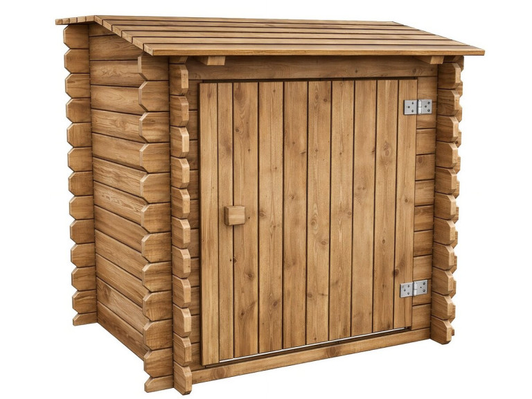 Keny" behandelde houten filterbox voor zwembad - 120 x 95 x 113 cm