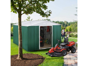 Tuinhuisje metaal "Rosas" - 7,06 m² - Groen 2