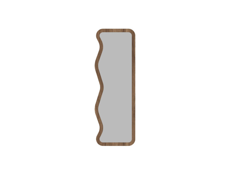 Houten spiegel "Asel" - 50 x 160 cm - Bruin