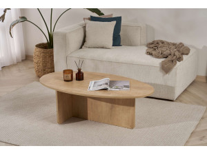 Houten salontafel "Orba" - 120 x 65 x 40 cm - Eik 2