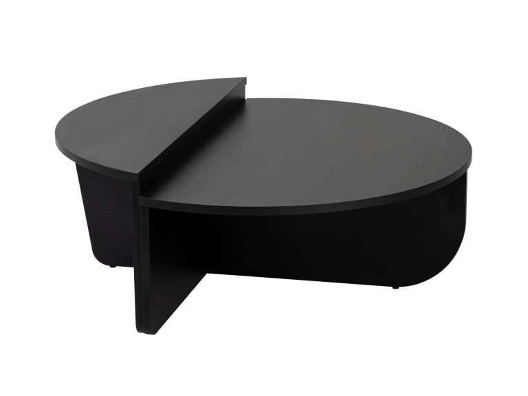 Houten salontafel "Orion" - 90 x 60 x 30 cm - Zwart hout