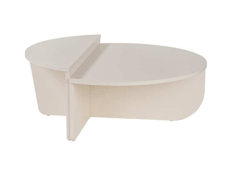 Houten salontafel "Orion" 90 x 60 x 30 cm - Hout wit