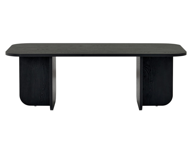 Houten salontafel "Akira" 120 x 60 x 41 cm - Zwart hout