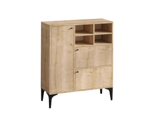Houten dressoir "Ewa" - 100 x 35 x 125 cm - Saffier Eik