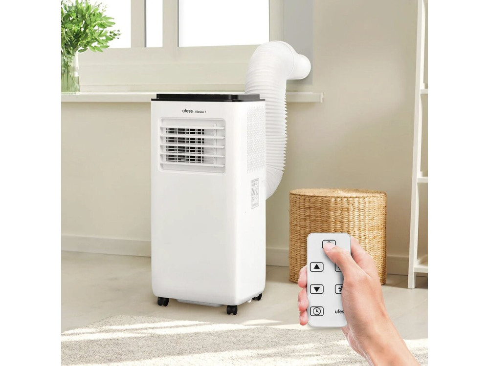 Mobiele monoblok-airconditioner van 7000 BTU met afvoerslang – Tot 20 m²