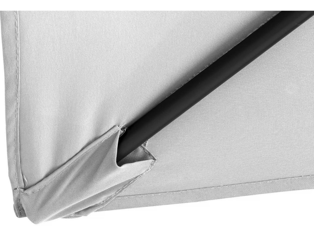 Parasol tuin tuinparasol "Sol 2" - Rechthoekig - 2 x 3 m - Grijs