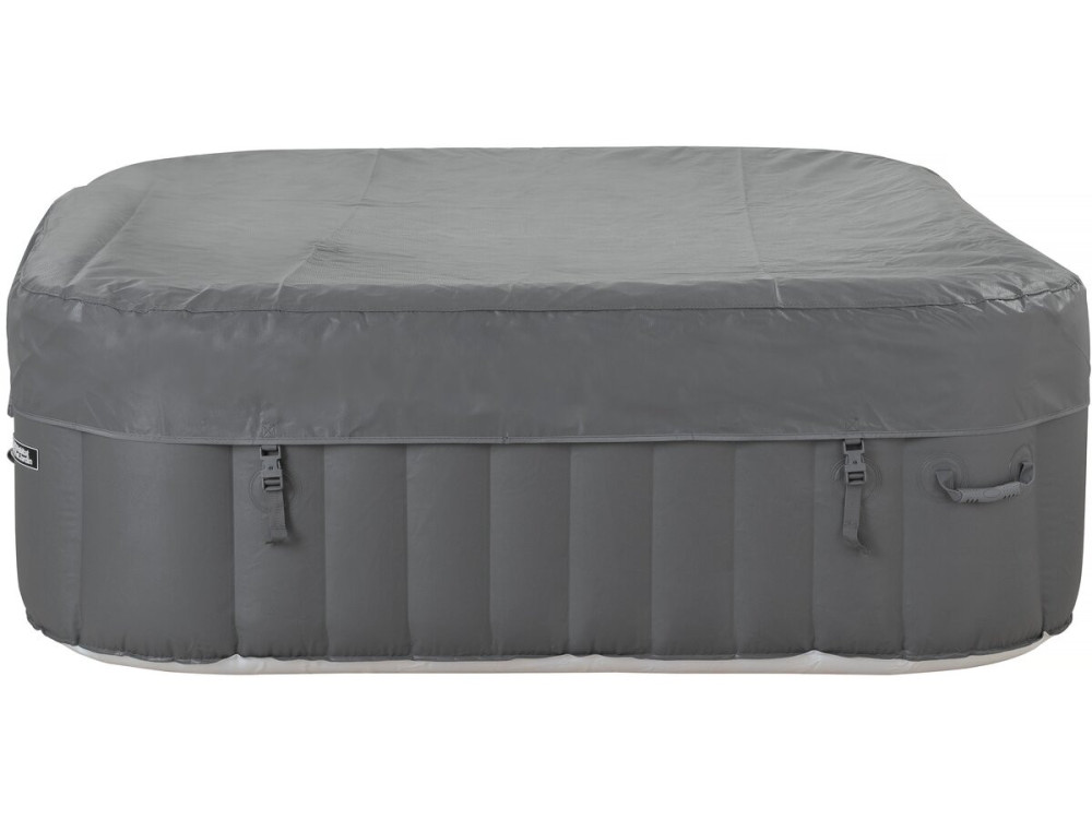 Opblaasbare jacuzzi spa pvc "RIVIERA" - 6 zits - Grijs / Wit