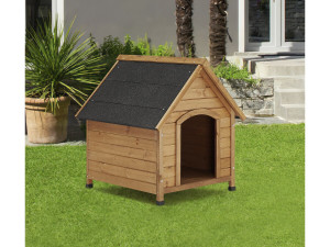 Honden huisje hout "Doggy" - 77 x 82 x 88 cm - Beige - lichtbruin 2