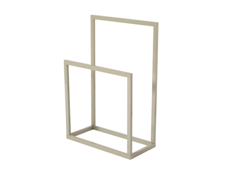 Gediz" metalen handdoekenrek - 25 x 60 x 90 cm - Taupe