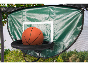 Basket basketbalring universeel voor trampoline "Loopy" - Groen 2
