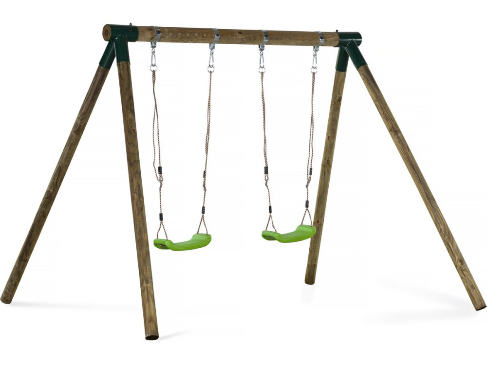 Houten schommel speeltoestel "Eden" - Met 2 schommels