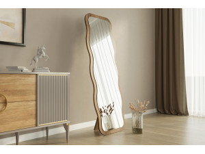 Houten spiegel "Aror" - 50 x 160 cm - Bruin 2