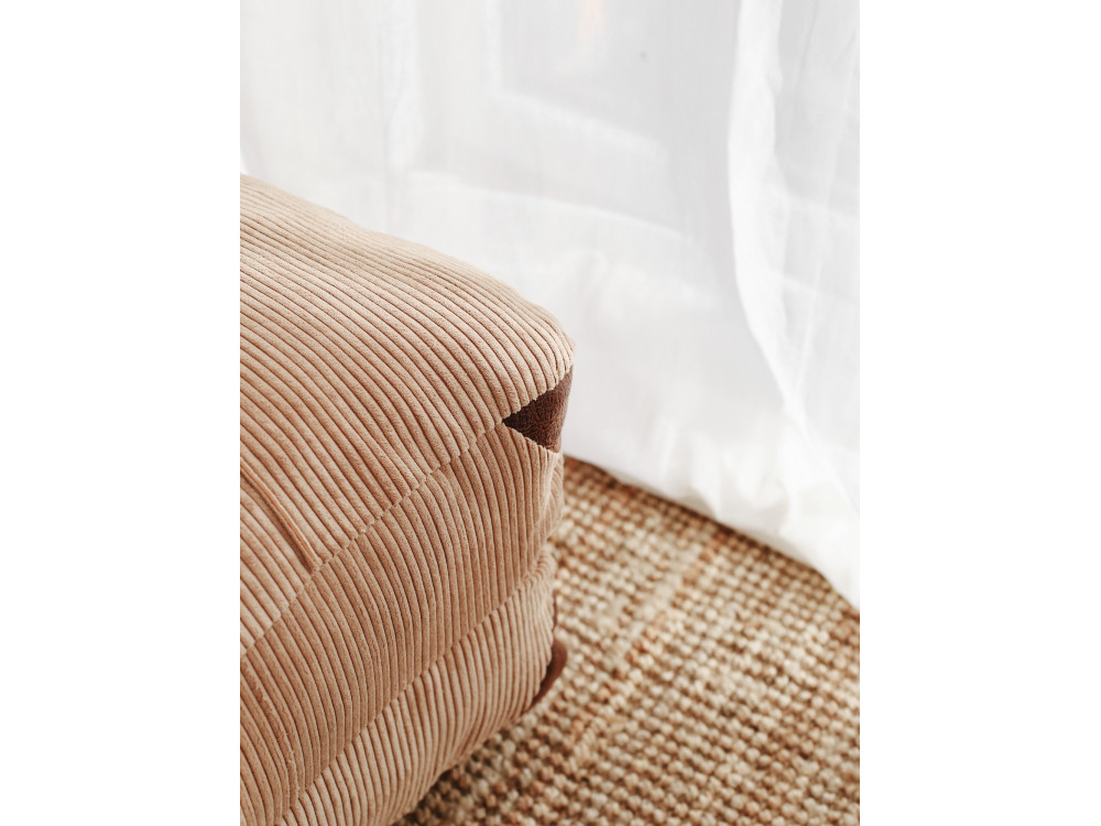 Stoffen fauteuil-bed Fold - 80 x 60 x 70 cm - Bruin
