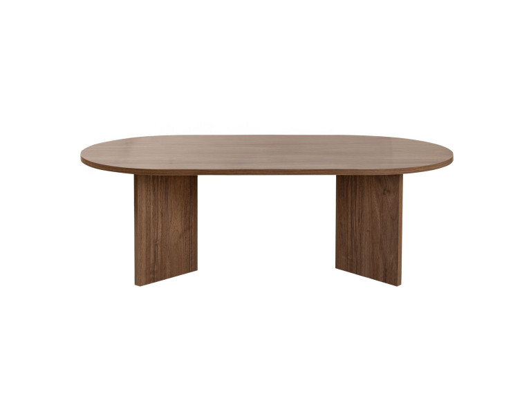 Houten salontafel "Sand" - 60 x 119 x 40 cm - Walnoot