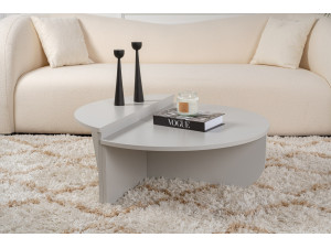 Houten salontafel "Orion" 90 x 60 x 30 cm - Grijs 2