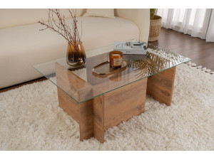 Houten salontafel "Vetrino" - 105 x 65 x 40 cm - Atlantic Pine 2