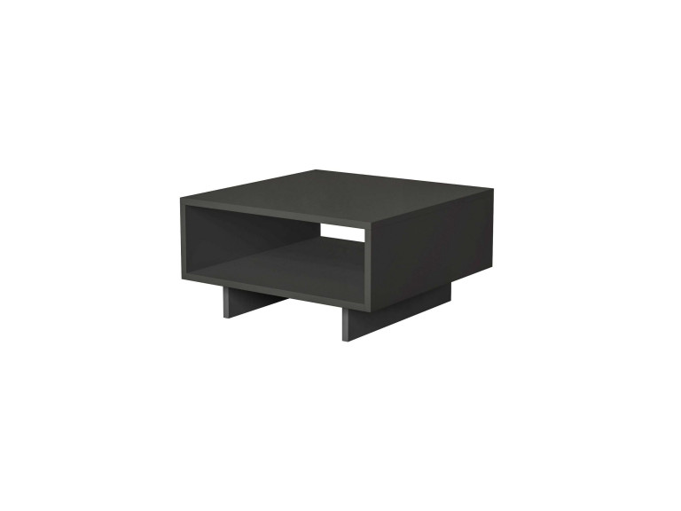Houten salontafel "Hola" - 60 x 60 x 32 cm - Antracietgrijs