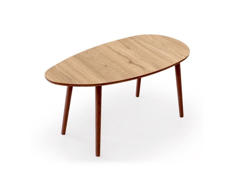 Houten salontafel "Nora" 100 x 50 x 45 cm - Eik