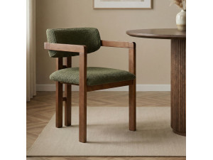 Houten stoel "Toscana" - 54 x 54 x 76 cm - Groen 2