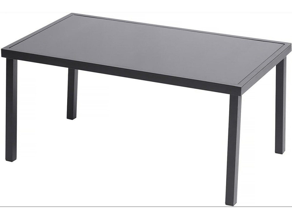Tuinset loungeset tuinmeubelen "Lino" - 4 zits  - Zwart