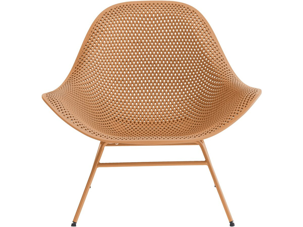 Set van 2 "Soléna" tuinfauteuils met salontafel - Oranje