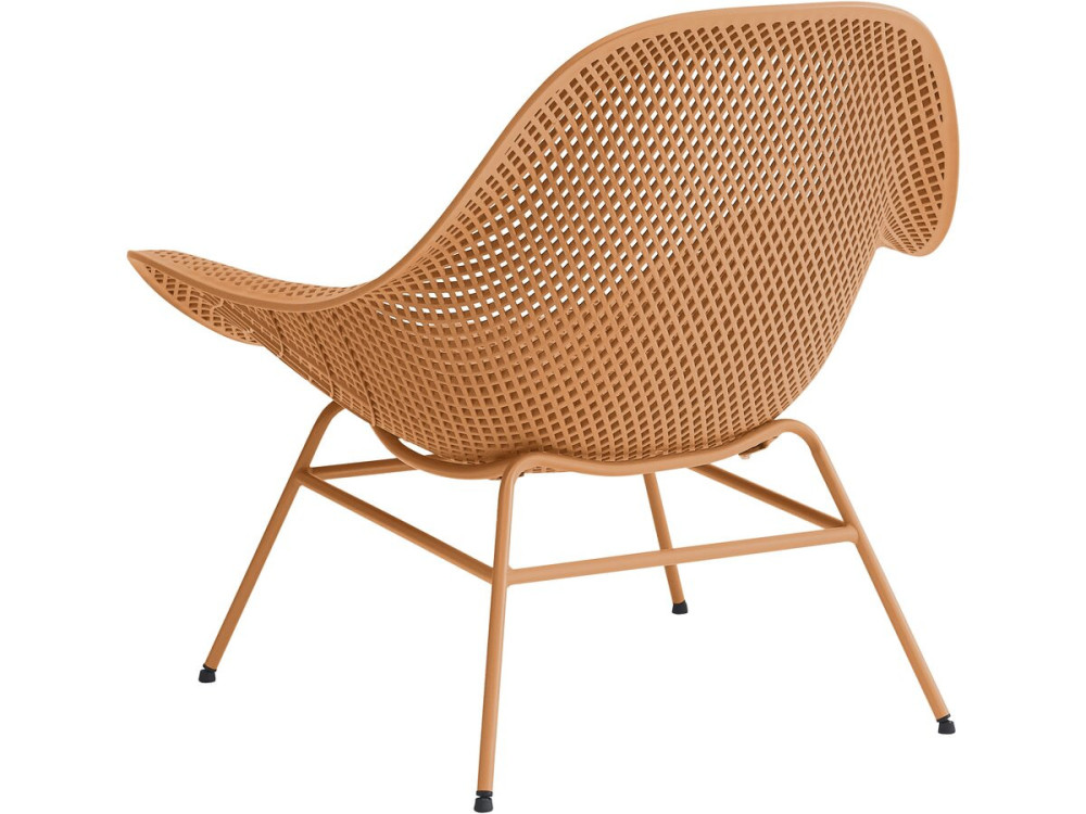 Set van 2 "Soléna" tuinfauteuils met salontafel - Oranje