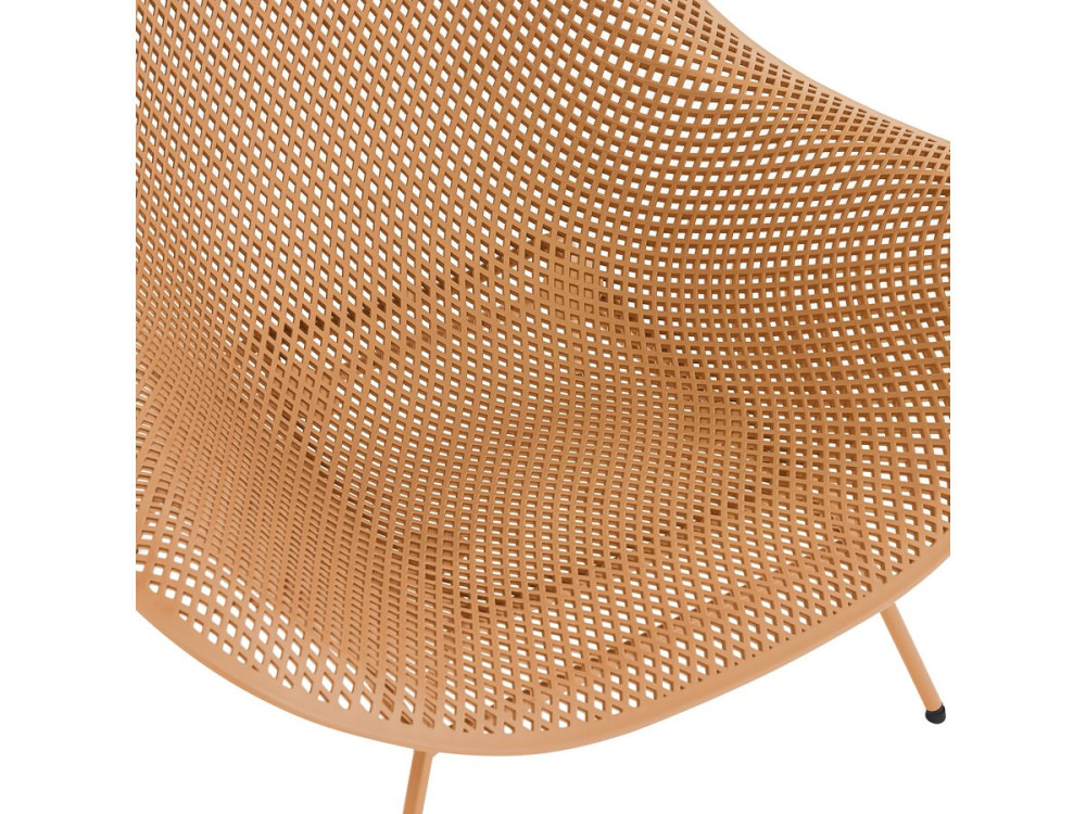 Set van 2 "Soléna" tuinfauteuils met salontafel - Oranje