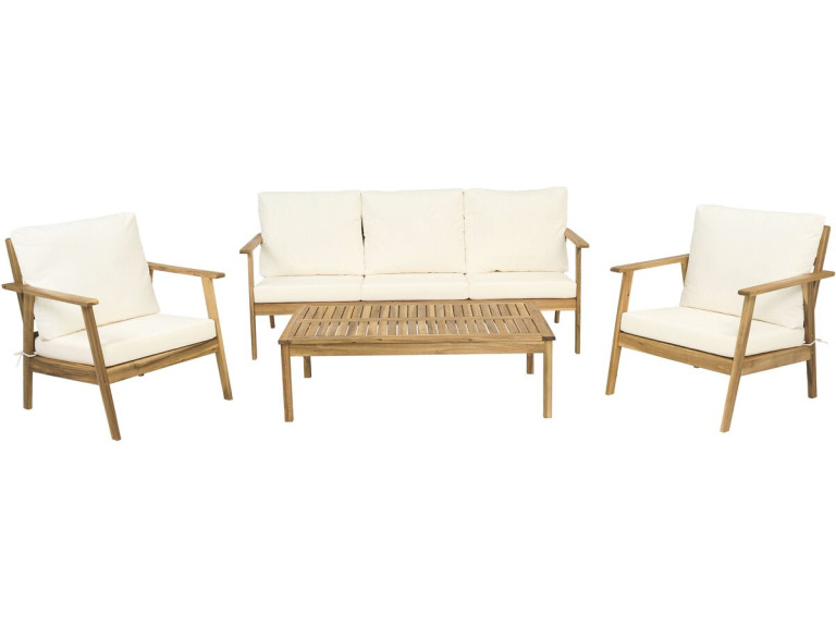 Acaciahouten tuinset met kussens "Chilwell" - 5 zits - Beige