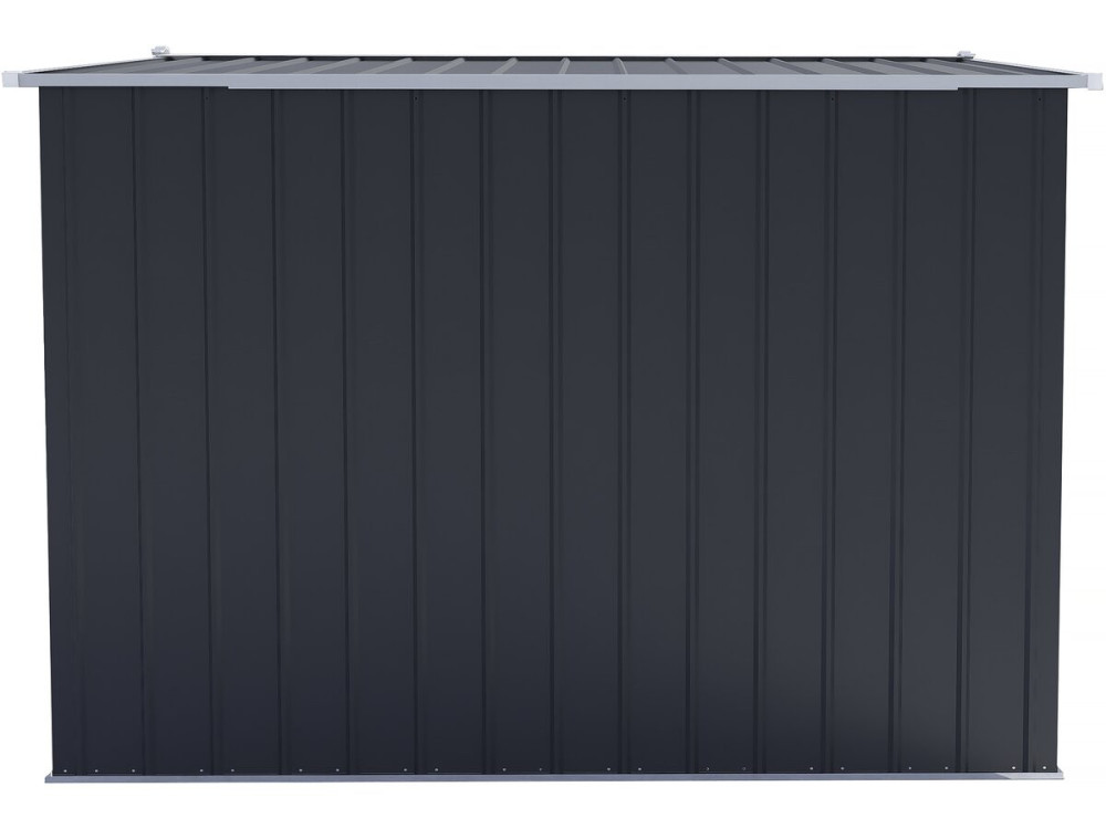 Metalen tuinhuis "Boston" met schuifdeur - 8 m² - Grijs