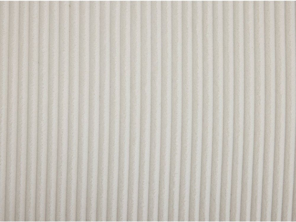 Corduroy poef "Medellin" - Beige - 85 x 85 x 72 cm