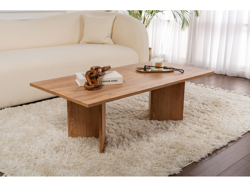 Houten salontafel "Sabin" - 60 x 119 x 40 cm - Atlantische den