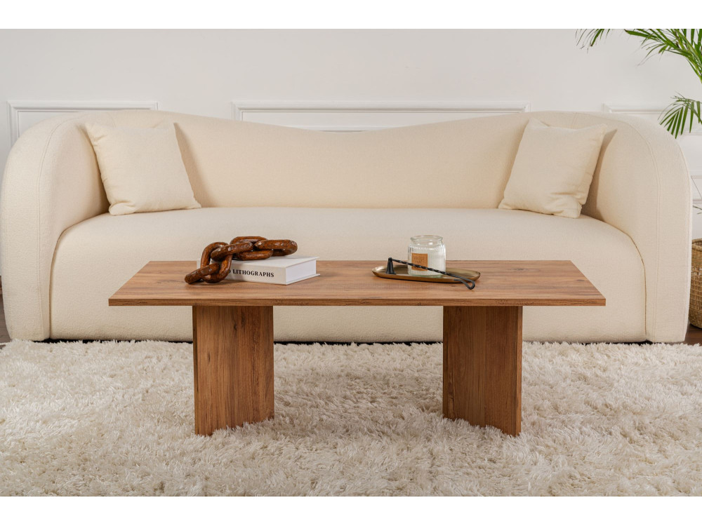 Houten salontafel "Sabin" - 60 x 119 x 40 cm - Atlantische den