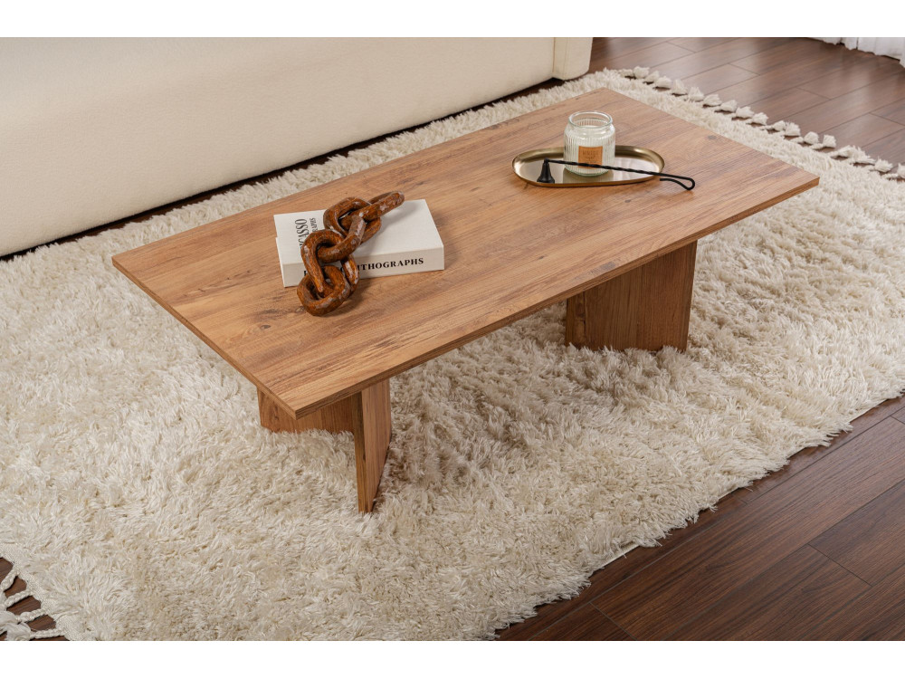 Houten salontafel "Sabin" - 60 x 119 x 40 cm - Atlantische den