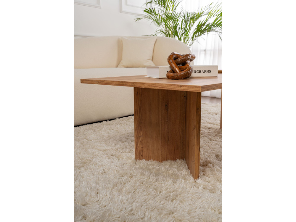 Houten salontafel "Sabin" - 60 x 119 x 40 cm - Atlantische den