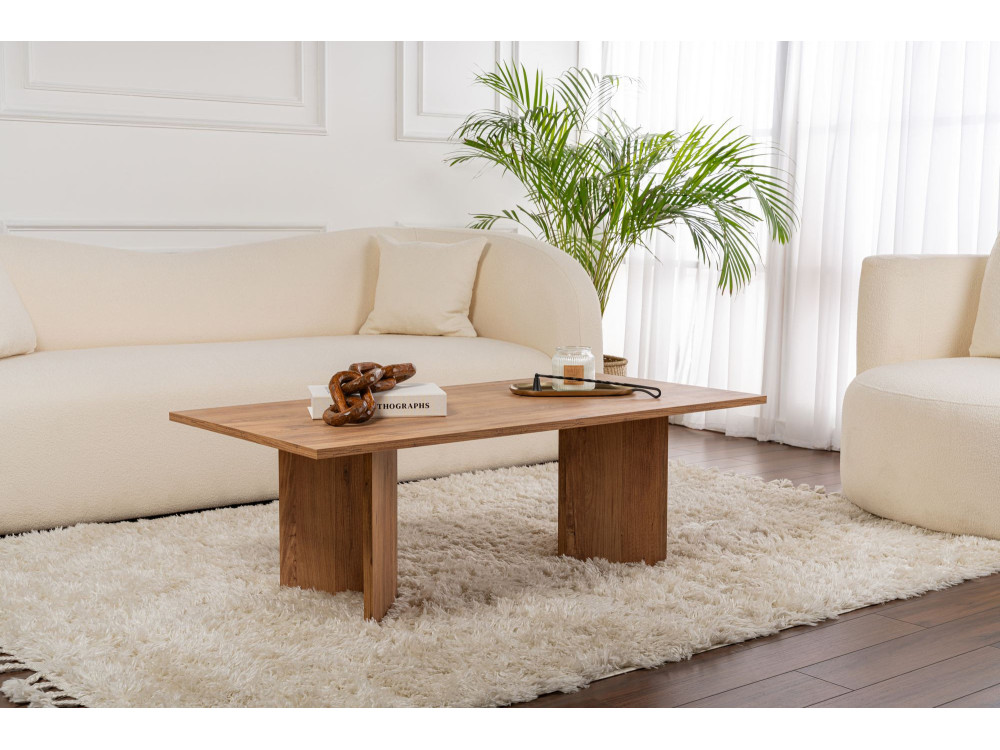 Houten salontafel "Sabin" - 60 x 119 x 40 cm - Atlantische den