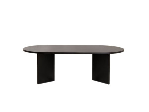 Houten salontafel "Sand" - 60 x 119 x 40 cm - Zwart hout