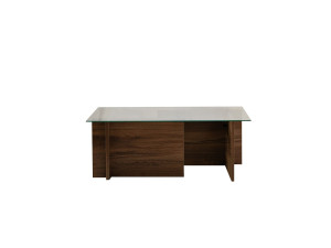 Houten salontafel "Vetrino" - 105 x 65 x 40 cm - Notelaar
