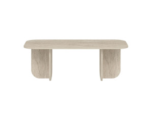 Houten salontafel "Becaj" - 120 x 60 x 41 cm - Travertin