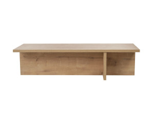 Harbor" houten salontafel - 120 x 45 x 30 cm - Saffier Eik