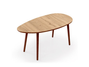 Houten salontafel "Nora" 100 x 50 x 45 cm - Eik