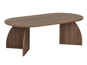 Houten salontafel "Melina" 120 x 60 x 40 cm - Notelaar