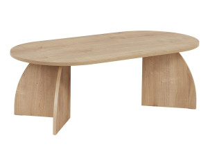 Houten salontafel "Melina" 120 x 60 x 40 cm - Saffier eik