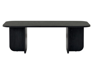 Houten salontafel "Akira" 120 x 60 x 41 cm - Zwart hout