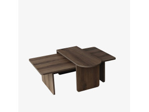 Paris" houten salontafel set 105 x 60 x 35 cm - Brons