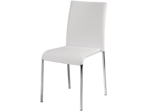 Stoel "Easy" - Wit - Set 2 stuks