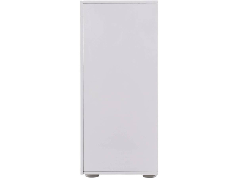 LED dressoir "Bogota" - 155 x 40 x 92 cm - Eiken / Wit gelakt