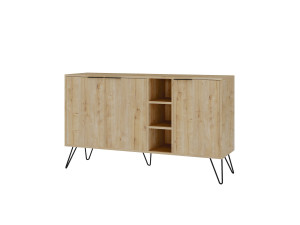 Houten dressoir "Clara" - 142 x 36 x 83 cm - Beige