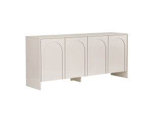 Houten dressoir "Arlen" - 180 x 45 x 80 cm - Crème