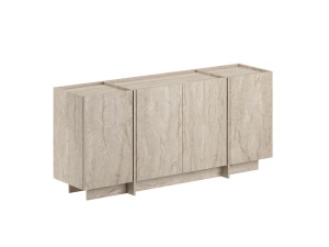 Houten dressoir "Dorma" - 180 x 45 x 80 cm - Travertin
