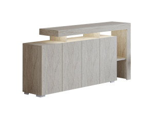Houten dressoir "Beliz" - 170 x 35 x 80 cm - Travertin